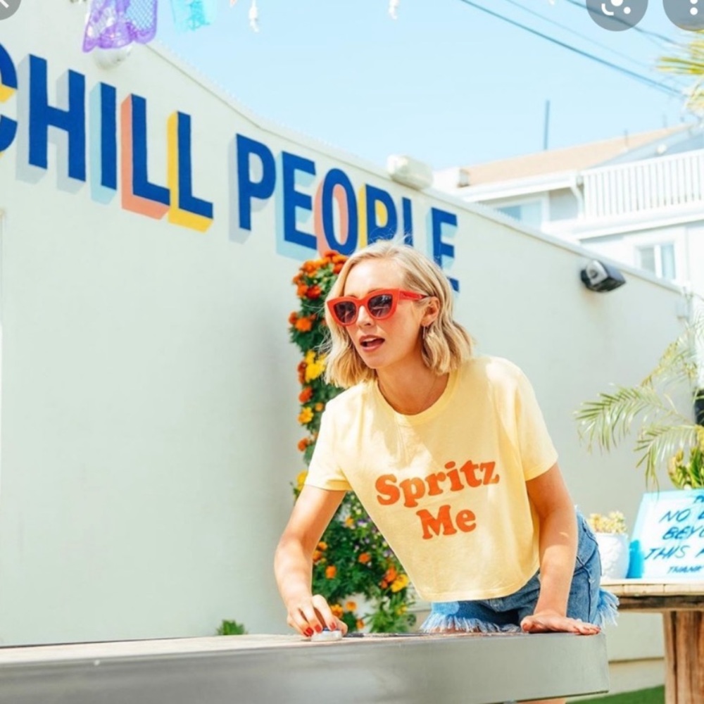 Show Me Your Mumu Spritz Me Crop Top